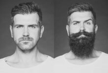 beard growth stages
