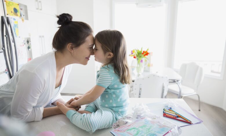 Calendrier standard des visites d'enfants pour les parents